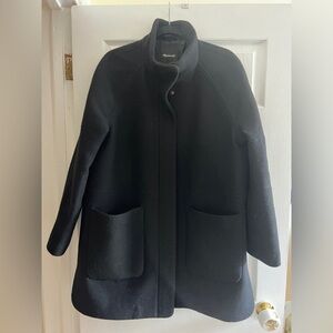 Madewell Estate Cocoon Coat in Insuluxe Fabric